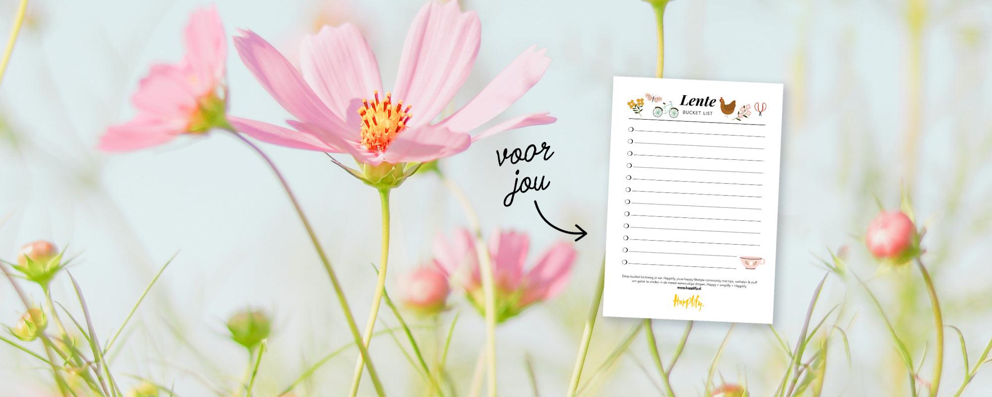 Lekker veel tips om de lente te vieren (+ Lente bucketlist PDF) - Happlify