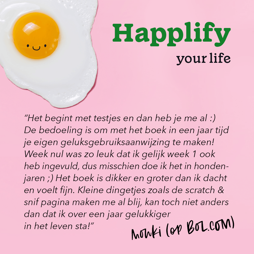 Happlify your life boek | Happlify feel good webshop gids en blog